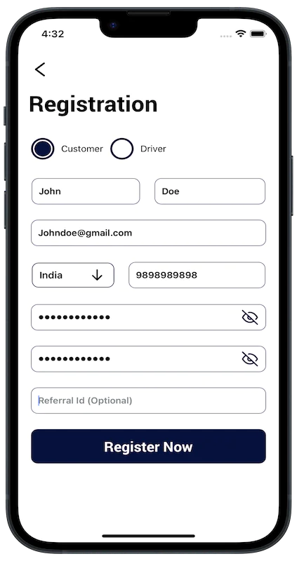 Exicube Taxi - Ứng dụng đặt xe