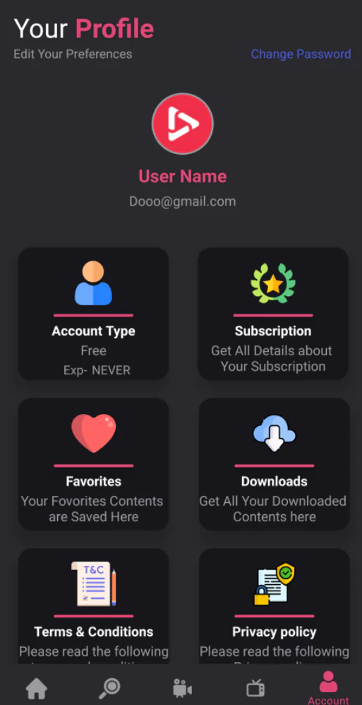 Dooo v2.9.7 – Ứng dụng Cổng thông tin Phim & Web Series