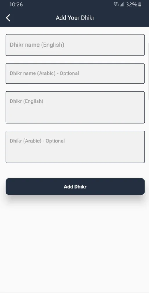 Zabi v4.0 – Ứng dụng Hồi giáo