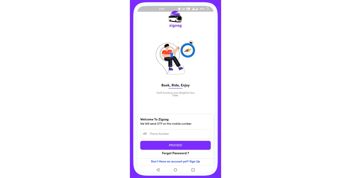 ProZigzagBus v1.4 - Online Multi Vendor Bus Ticket Booking App & Reservation System Flutter Solution