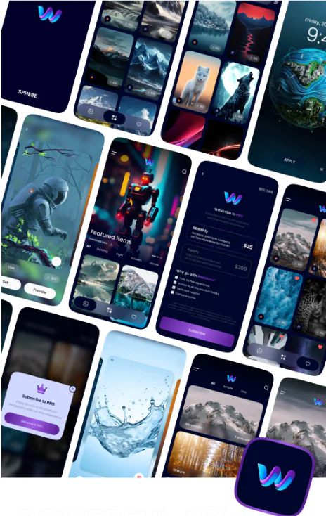 Sphere- Ứng dụng Hình Nền Động