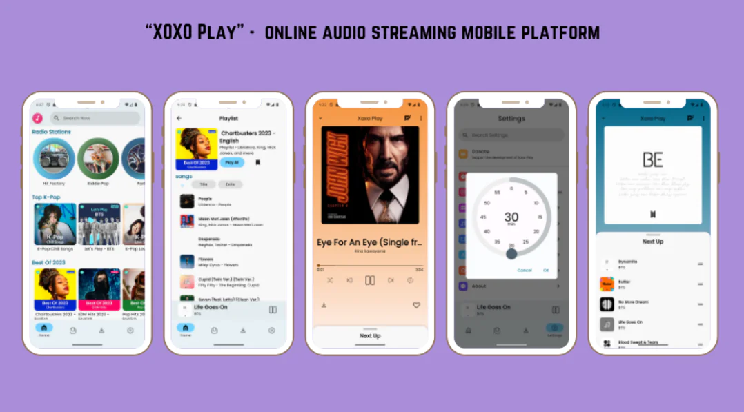 XOXO Play - Music Streaming & Rhythm Experience - Android & iOS
