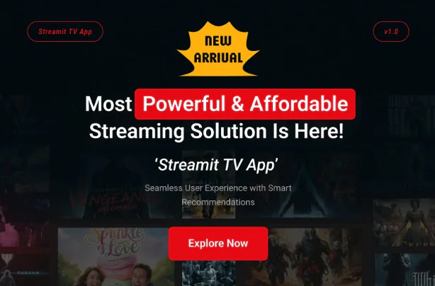 Streamify - Ứng dụng xem phim OTT tiện lợi